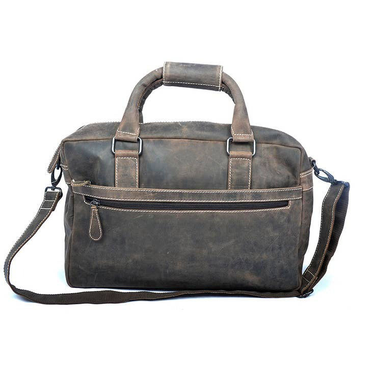 Brandon Spacious Buffalo Leather Men's Carry All Bag
