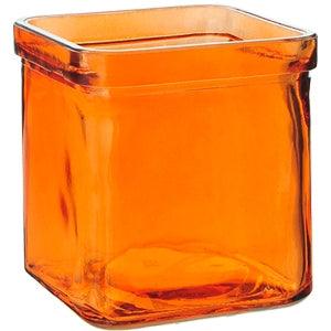 8oz Heavy Glass Candle Holders - 50% Recycled Glass