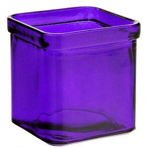 8oz Heavy Glass Candle Holders - 50% Recycled Glass