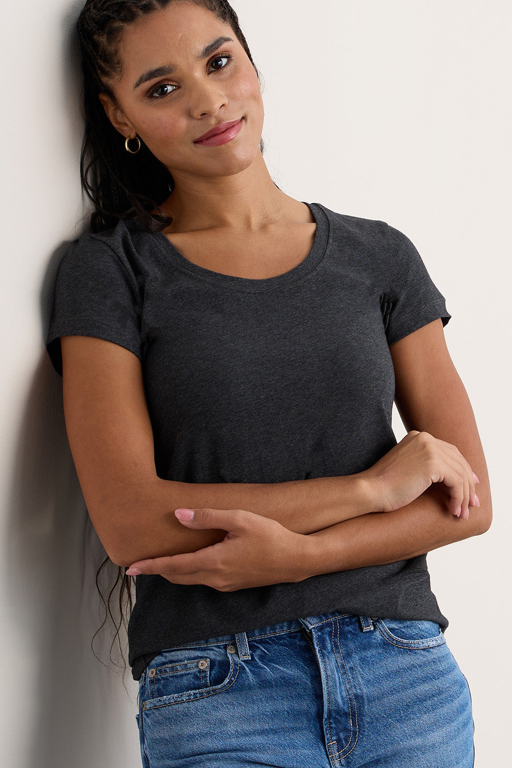 Women's Organic Scoop Neck Tee