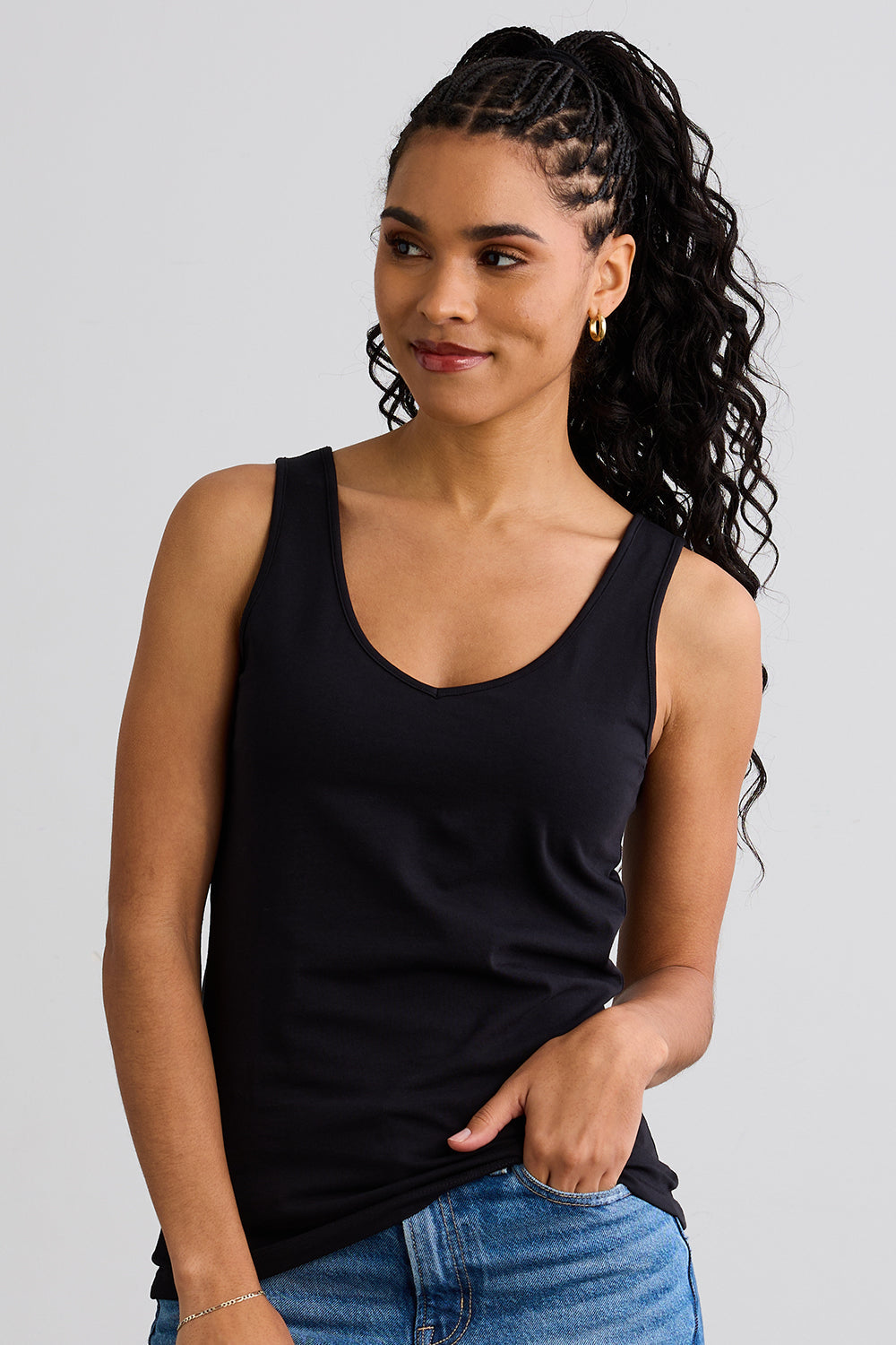 Women's Organic Reversible 2-in-1 Tank Top