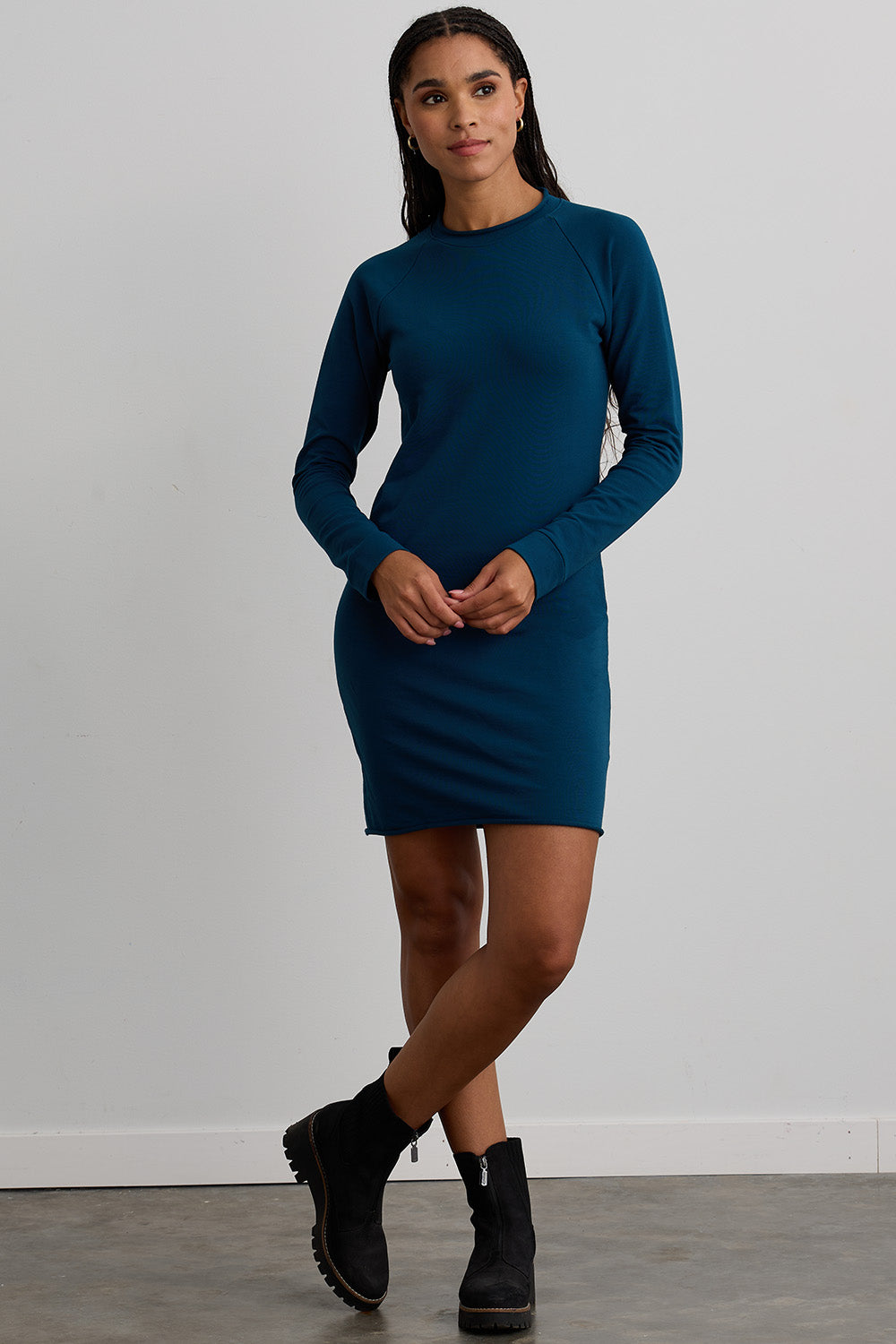 Organic French Terry Sweatshirt Dress