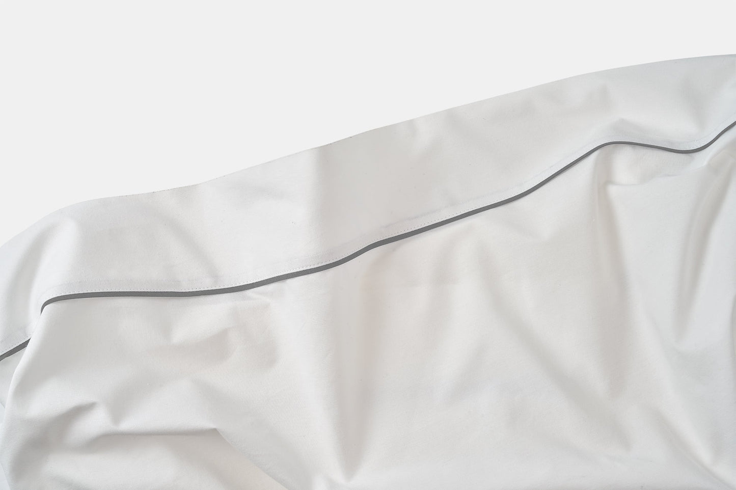 Cotton Piping Design Bed Sheet Set - USA Grown & Made