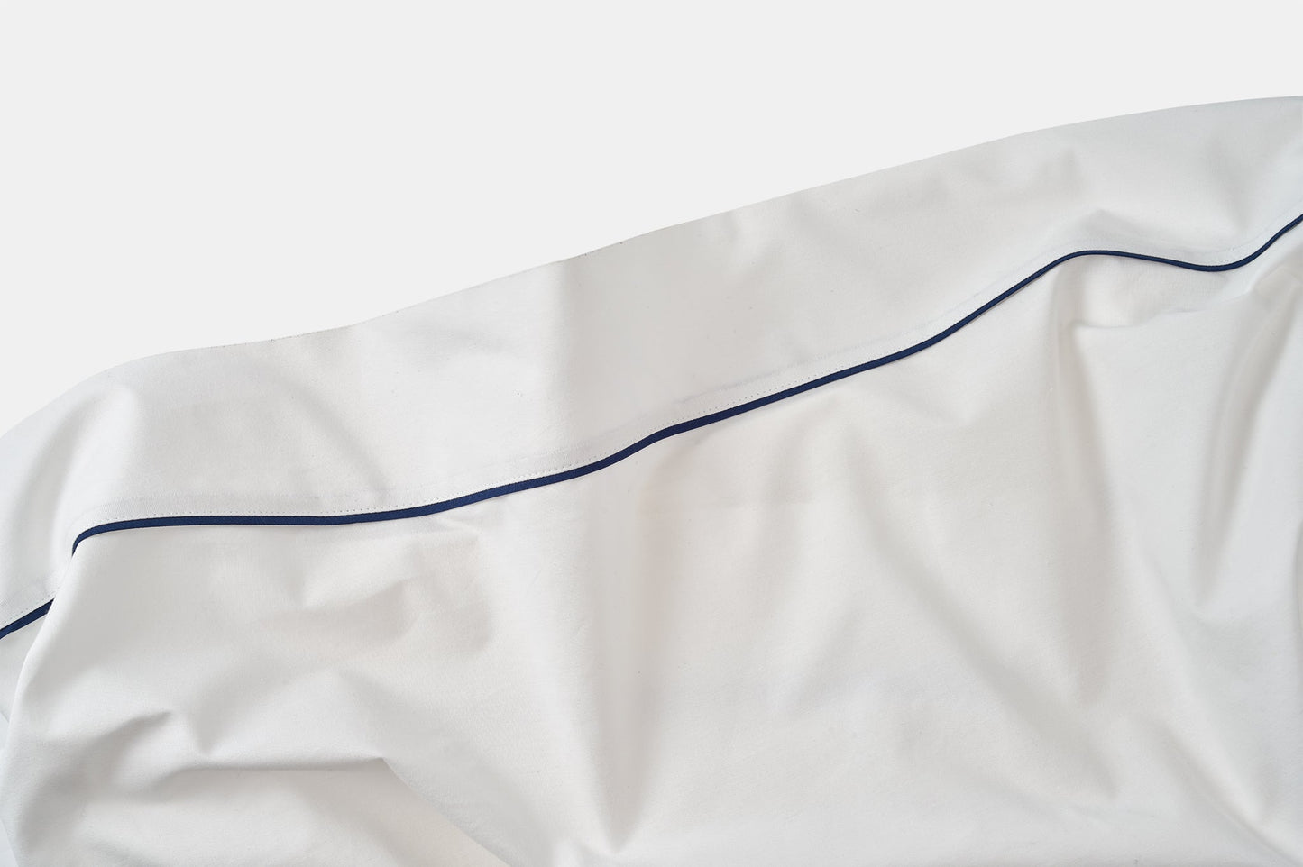 Cotton Piping Design Bed Sheet Set - USA Grown & Made