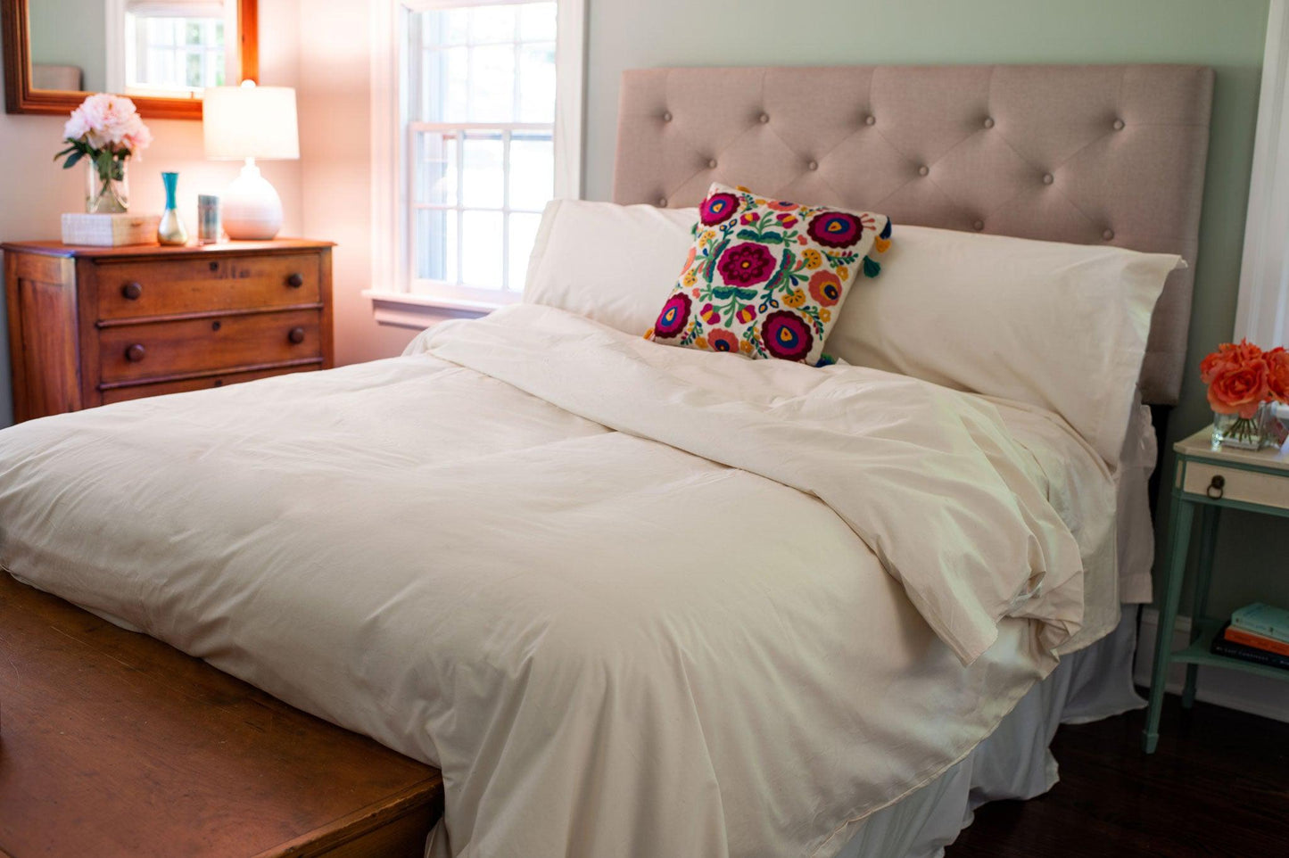 Cotton Duvet Cover Set - USA Grown & Made