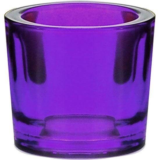 Heavy Glass Votive Candle Holders - 50% Recycled Glass
