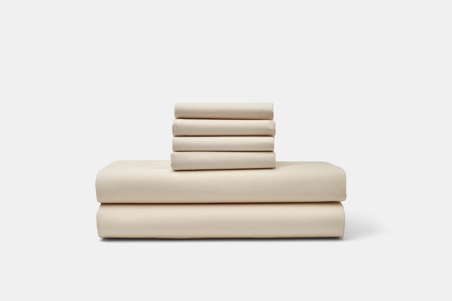 Cotton Percale Bed Sheet Set - USA Grown & Made