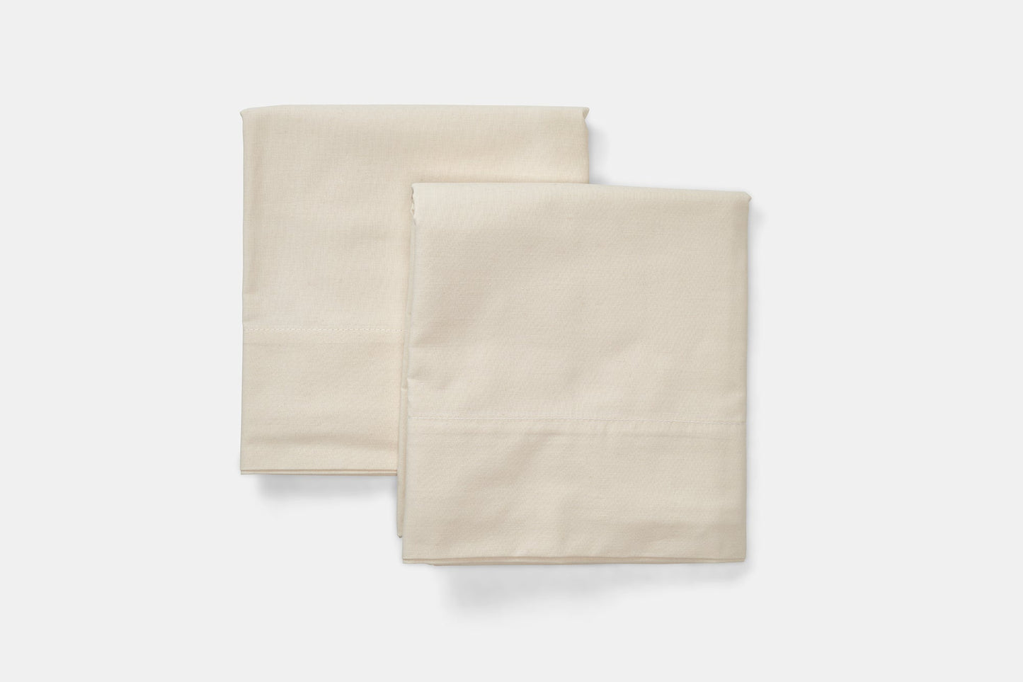 Natural Cotton Bed Pillowcases - USA Grown & Made