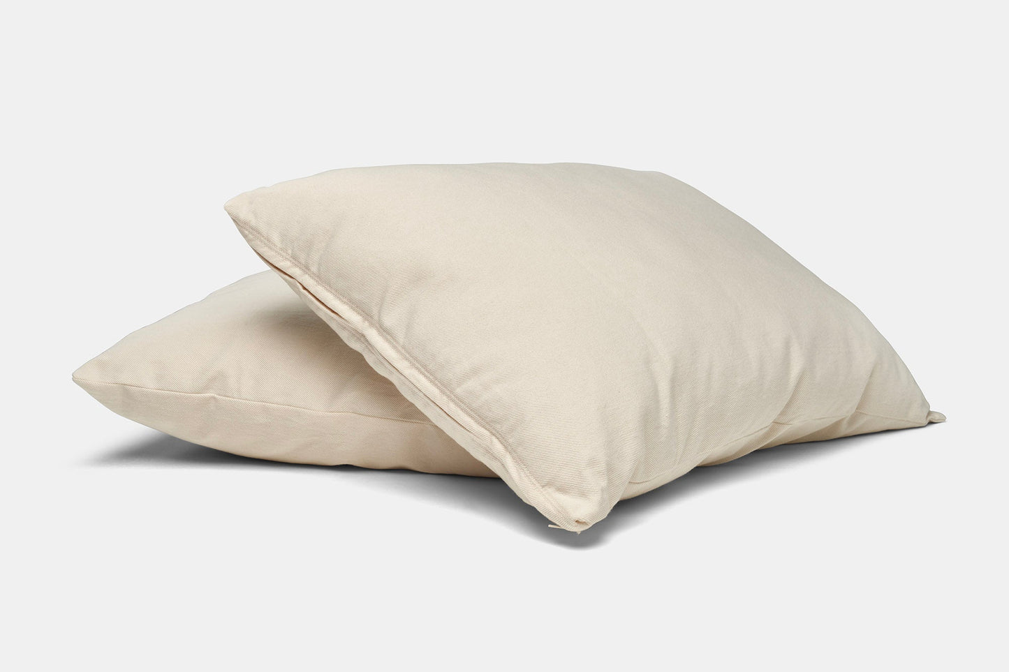 Natural Cotton Pillow With Wool Filling - USA Grown & Made