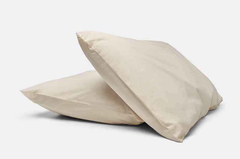 Natural Cotton Bed Pillowcases - USA Grown & Made