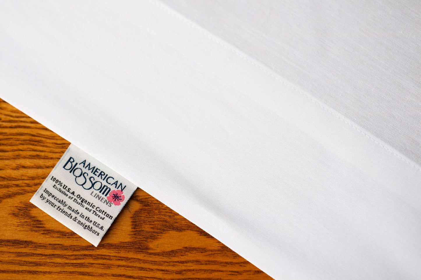 Natural Cotton Bed Pillowcases - USA Grown & Made