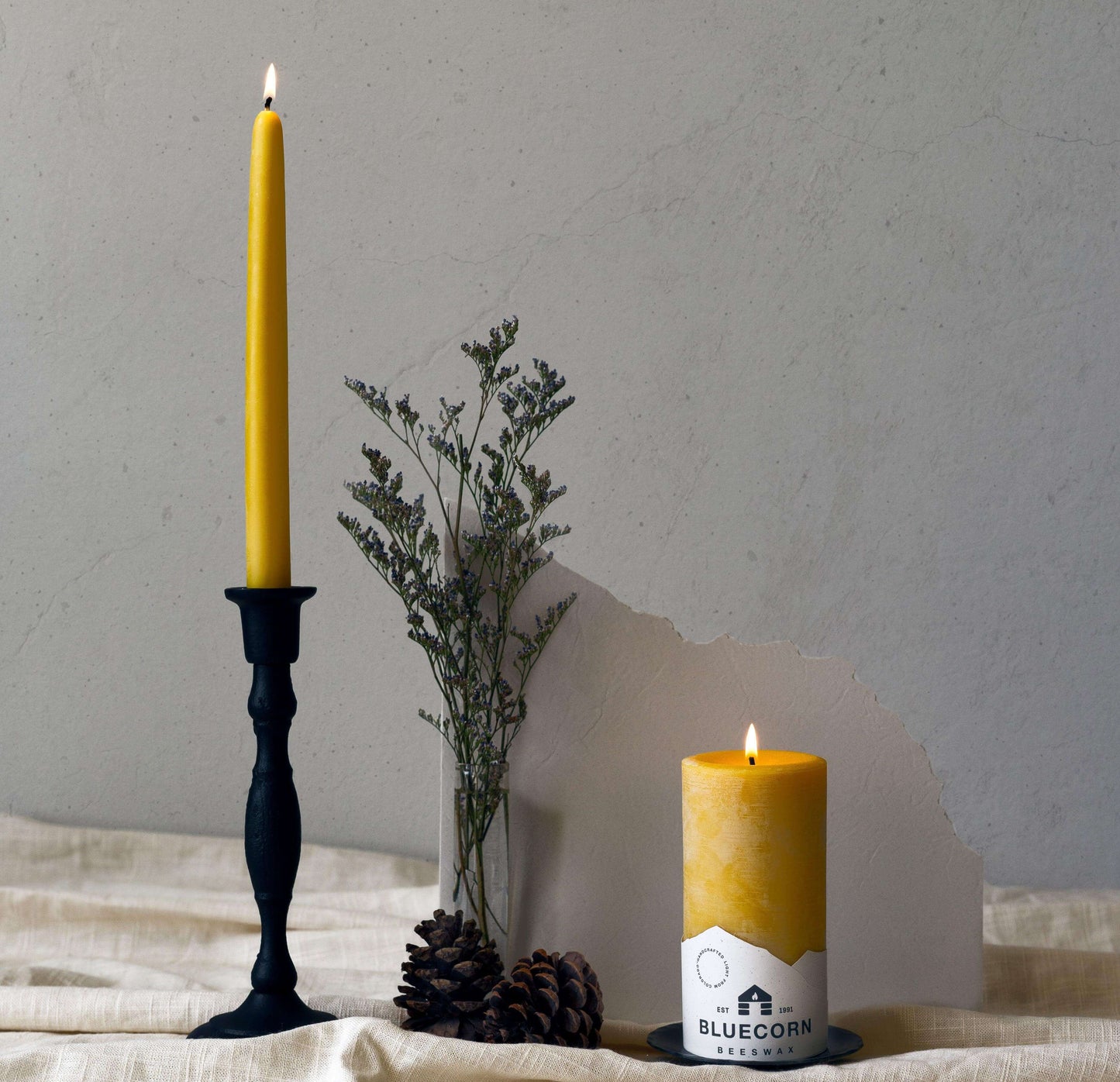Cast Iron Taper Candle Holders