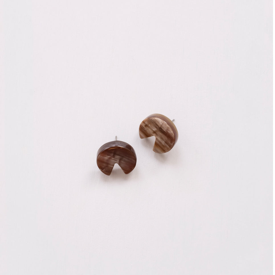 Horn Post Earrings