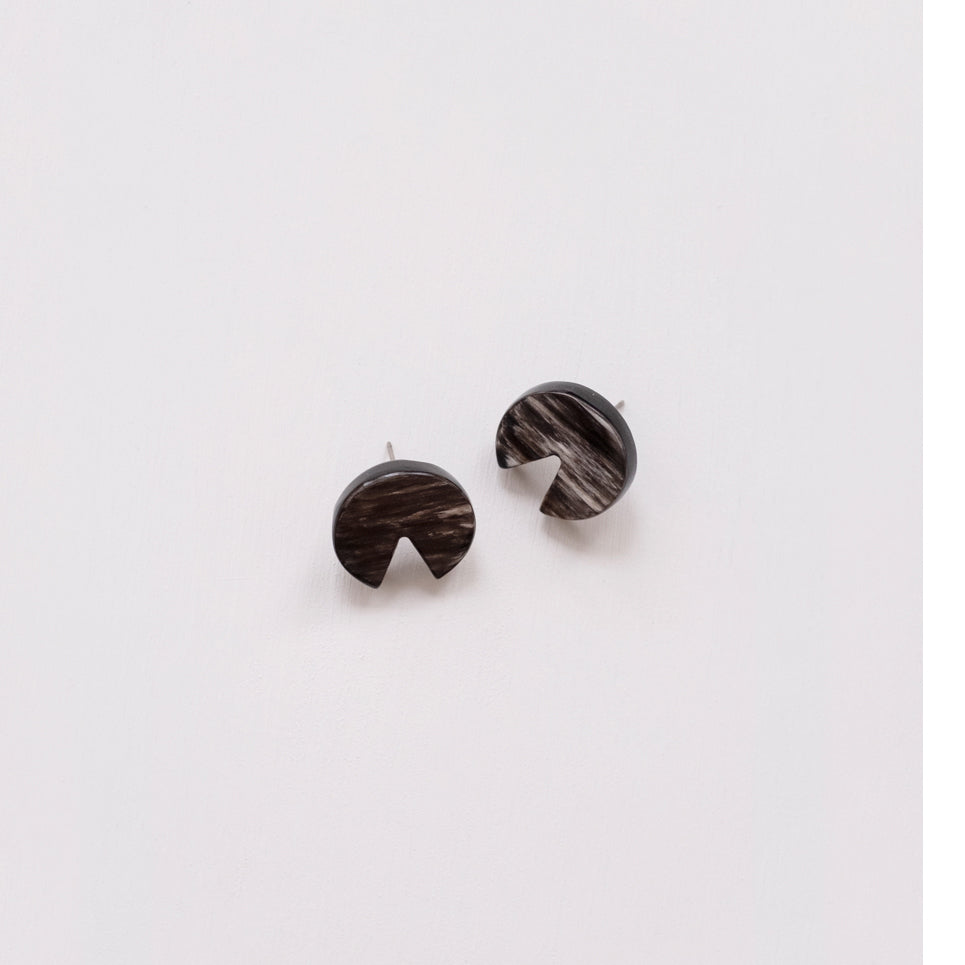 Horn Post Earrings