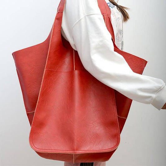 Donna Women's Tote Bag Large Capacity Soft Leather Handbag