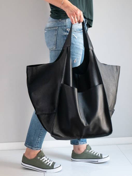Donna Women's Tote Bag Large Capacity Soft Leather Handbag