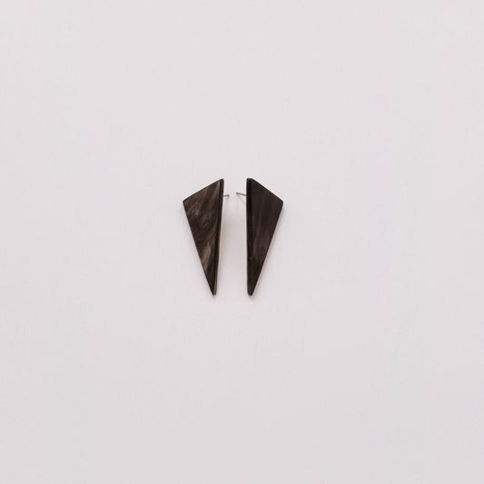 Horn Sliver Post Earrings