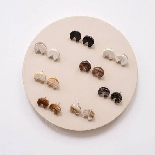 Horn Post Earrings