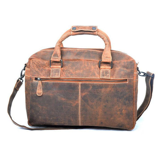 Brandon Spacious Buffalo Leather Men's Carry All Bag
