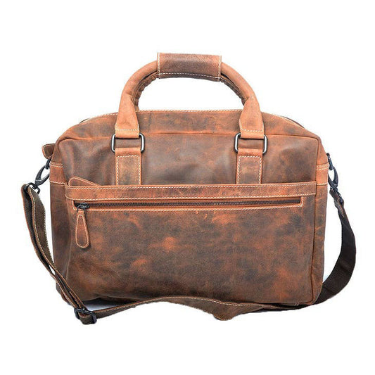 Brandon Spacious Buffalo Leather Men's Carry All Bag