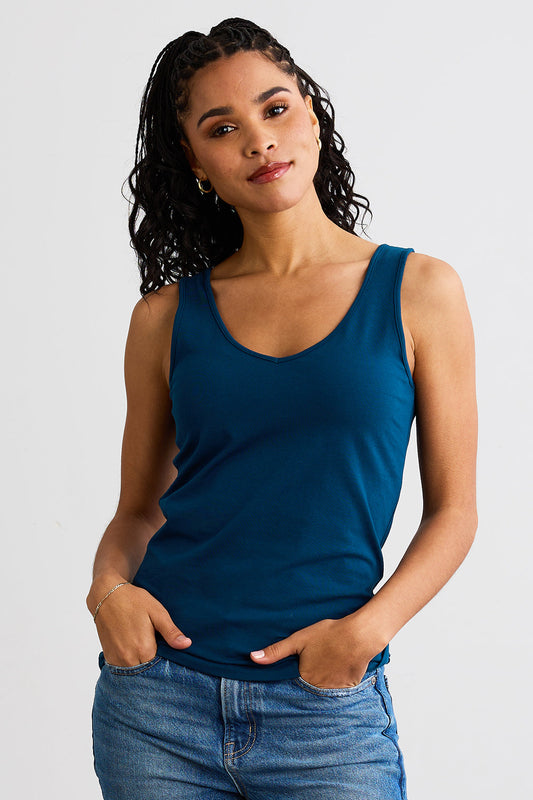 Women's Organic Reversible 2-in-1 Tank Top