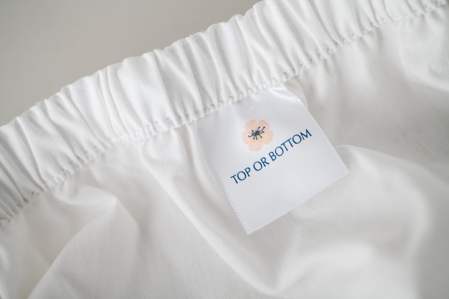 Cotton Single [Separate] Fitted Bed Sheet - USA Grown & Made