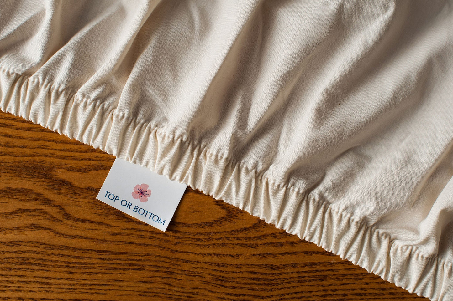Cotton Single [Separate] Fitted Bed Sheet - USA Grown & Made