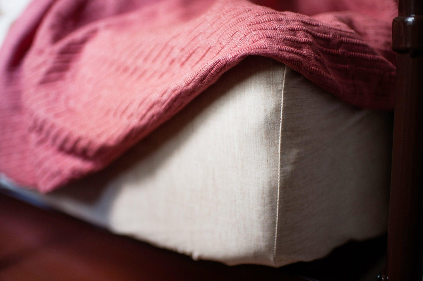 Natural Colored Cotton Bed Sheet Set in Color "Latte Linen" - USA Grown & Made