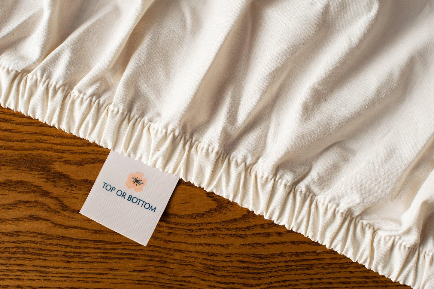 Cotton Single [Separate] Fitted Bed Sheet - USA Grown & Made