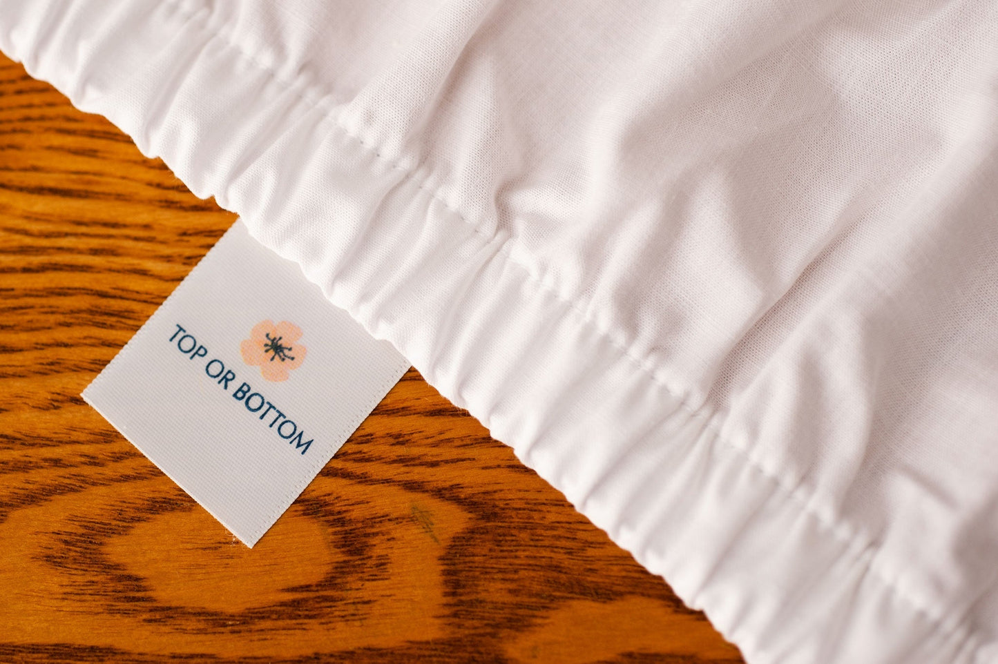 Cotton Single [Separate] Fitted Bed Sheet - USA Grown & Made
