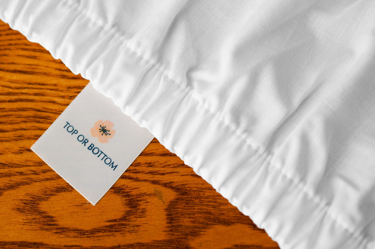 Cotton Single [Separate] Fitted Bed Sheet - USA Grown & Made