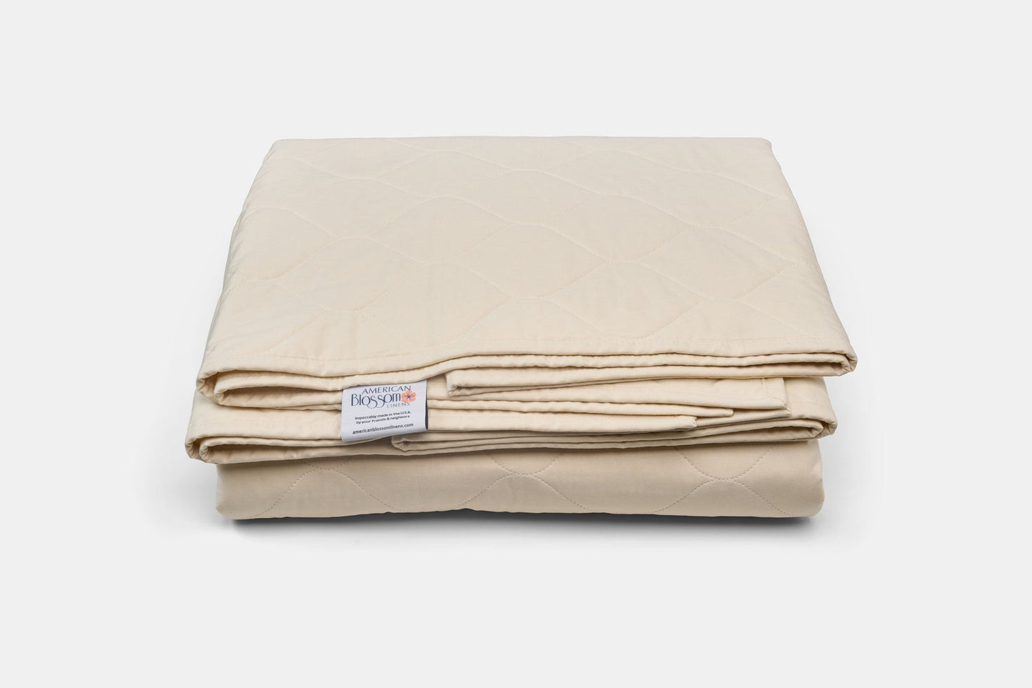 Cotton Quilted Bedspread - USA Grown Cotton