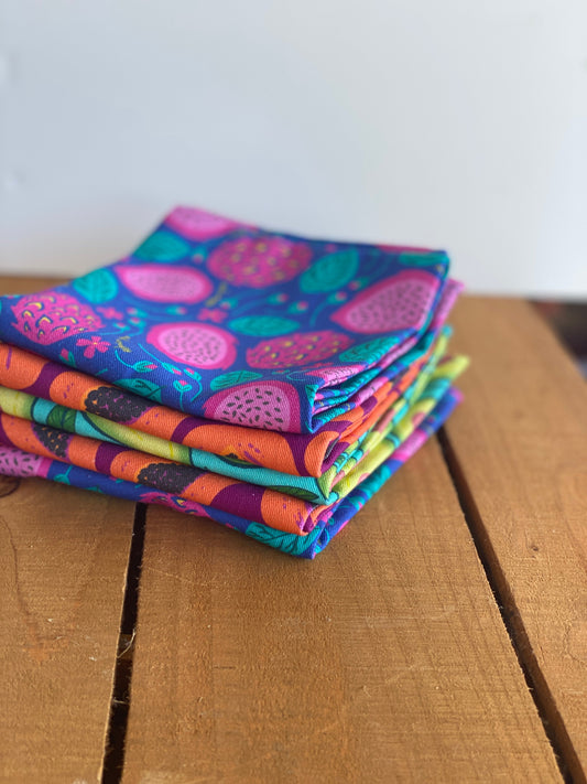 Dragonfruit Kitchen Towels - Set of 2 - 100% Cotton