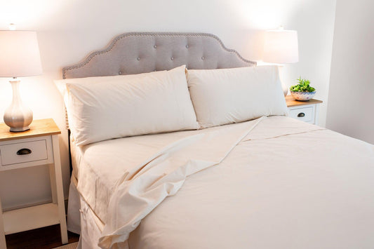Cotton Single [Separate] Flat Bed Sheet - USA Grown & Made