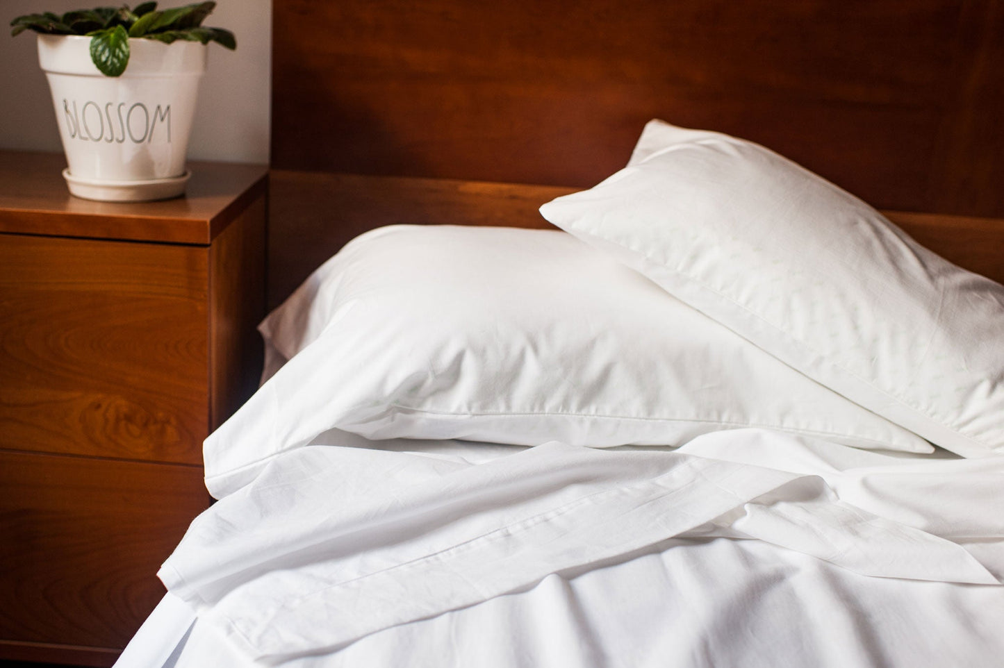 Cotton Single [Separate] Flat Bed Sheet - USA Grown & Made