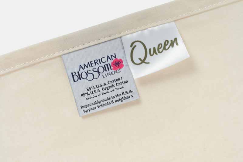 Cotton Single [Separate] Flat Bed Sheet - USA Grown & Made