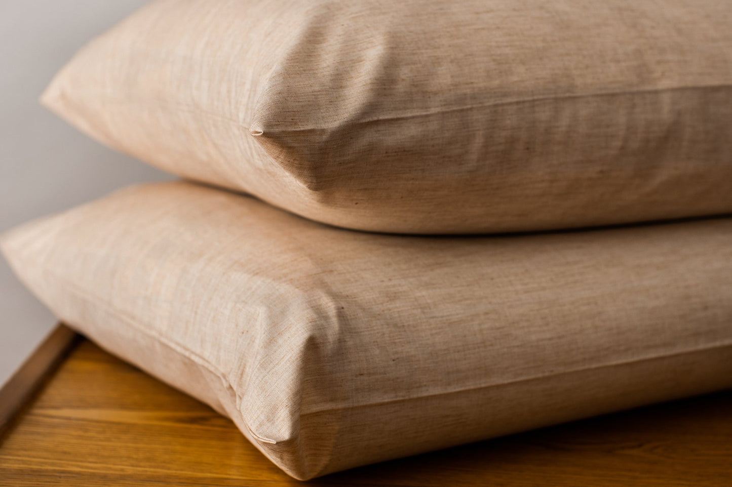Natural Colored Cotton Bed Sheet Set in Color "Latte Linen" - USA Grown & Made