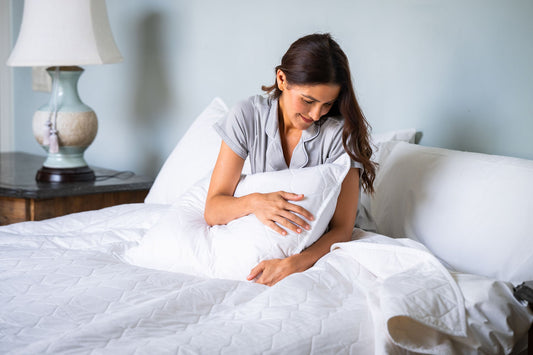 Cotton Quilted Pillow Sham - USA Grown & Made