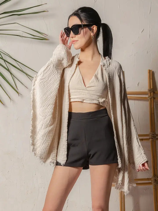Cozy 100% Cotton Muslin Kimono