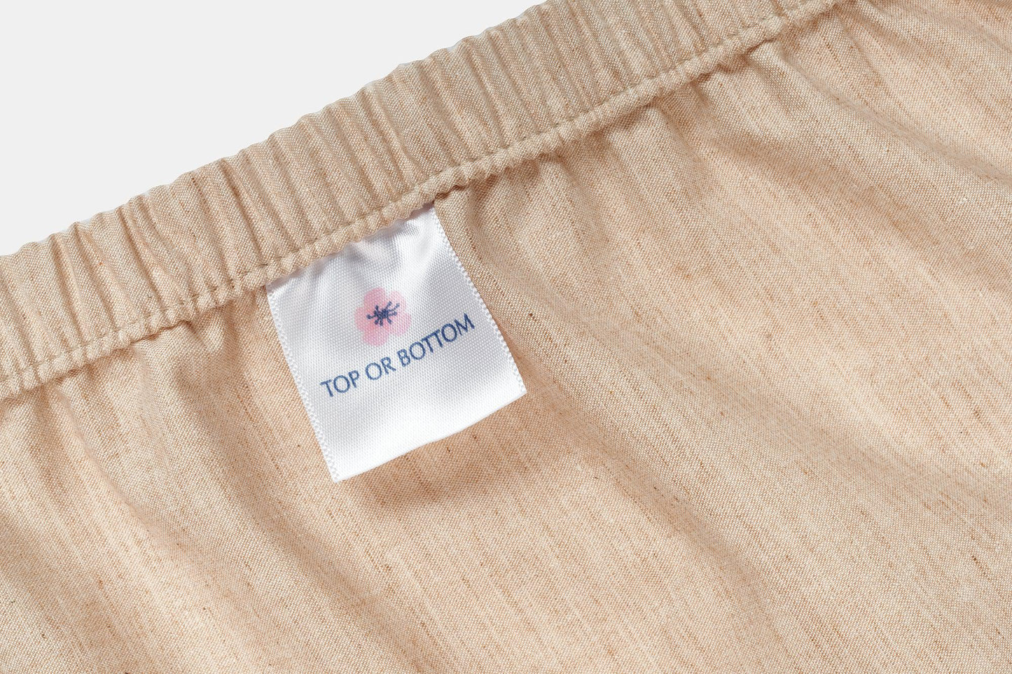 Natural Colored Cotton Bed Sheet Set in Color "Latte Linen" - USA Grown & Made