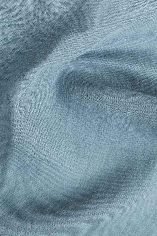 Teal Blue Tablecloth | Pure Linen | Linen Cotton Mix | Soft | Handmade | Customisable Sizes | Customisable Shapes-1