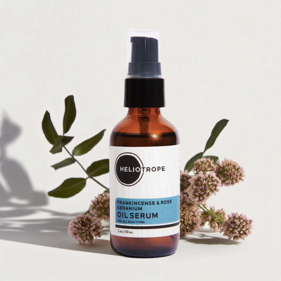 Heliotrope Frankincense & Rose Geranium Oil Face Serum