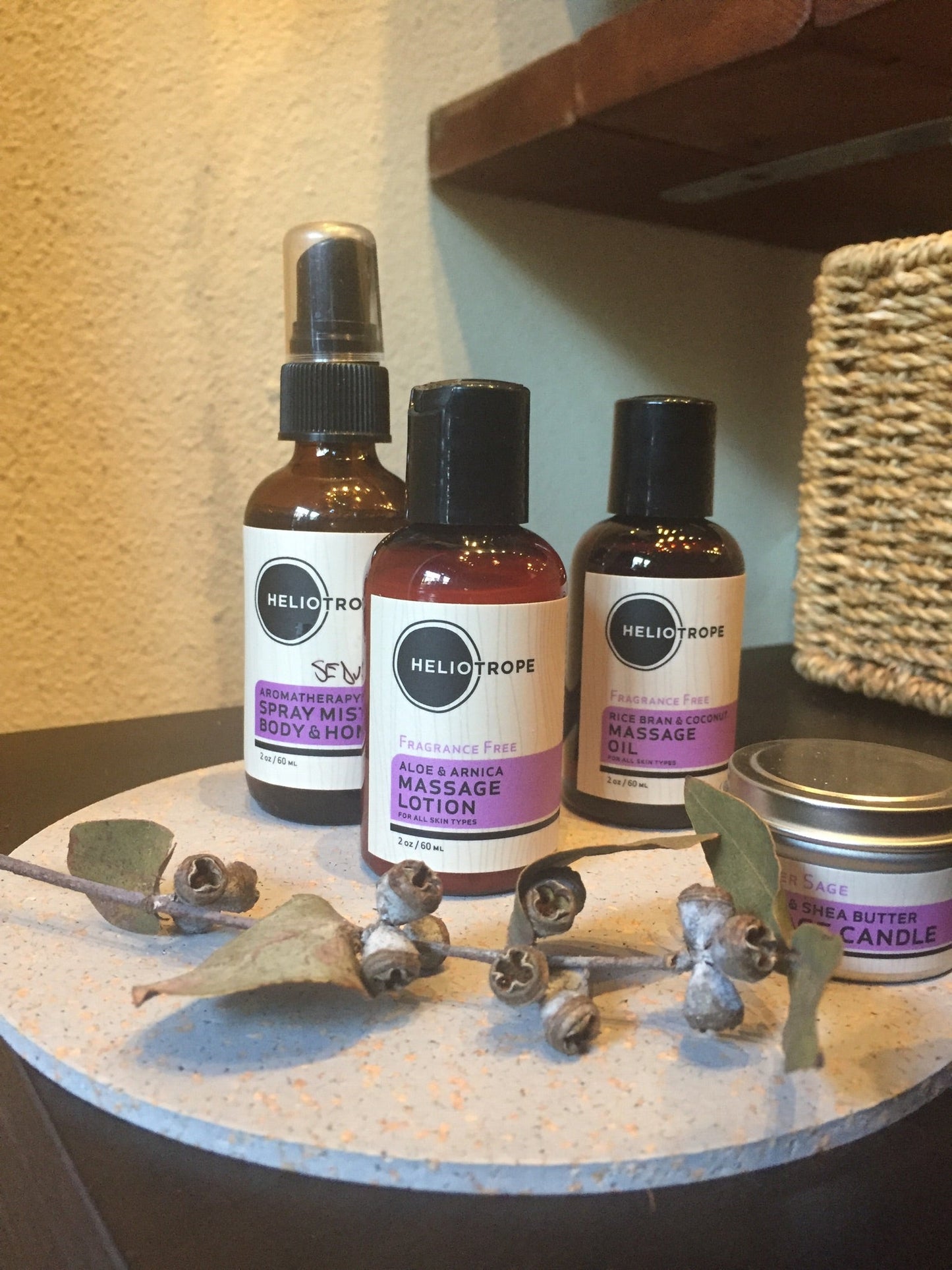 Heliotrope Massage Travel Sampler